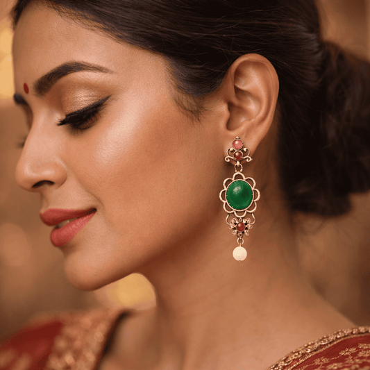 Pearl Work Trending Jhumki Earring