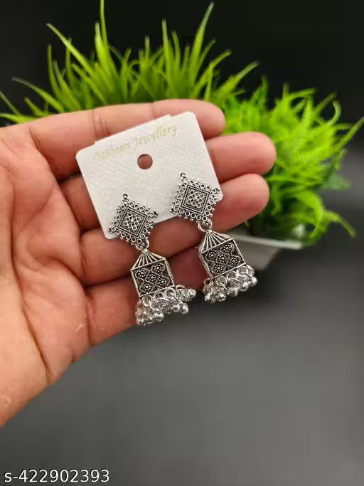 Silver Jumka Trending Ear Ring