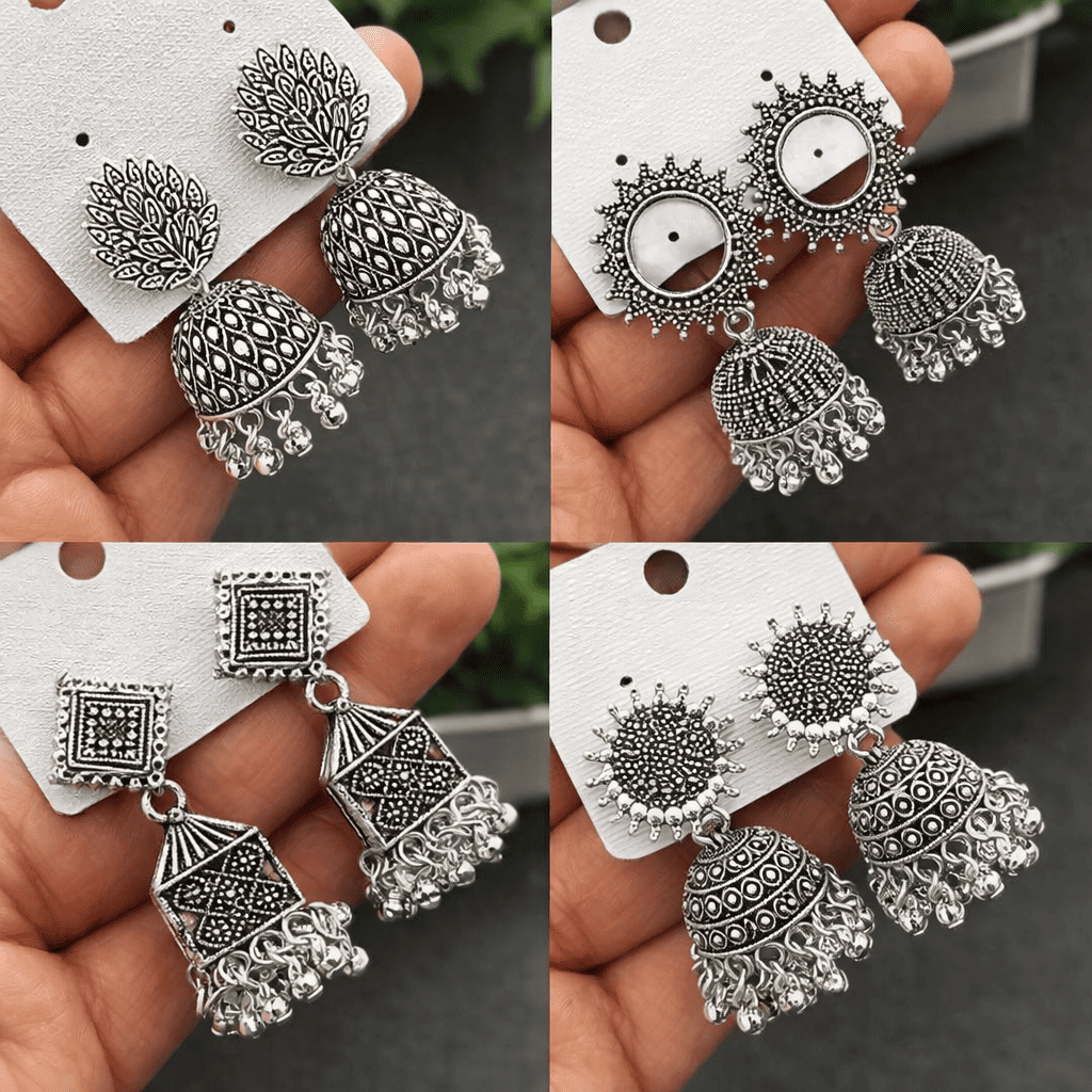 Silver Jumka Trending Ear Ring