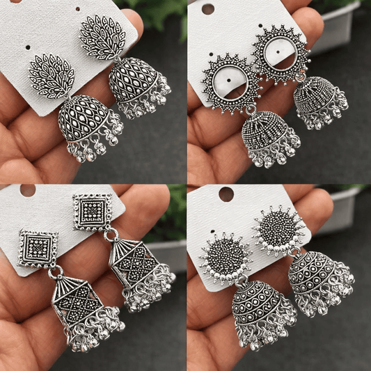 Silver Jumka Trending Ear Ring