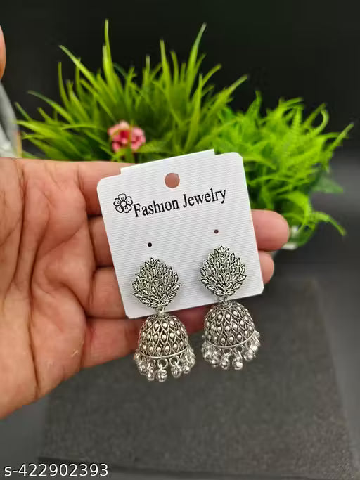 Silver Jumka Trending Ear Ring