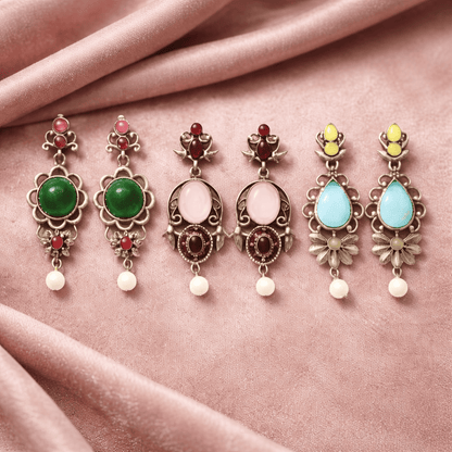 Pearl Work Trending Jhumki Earring