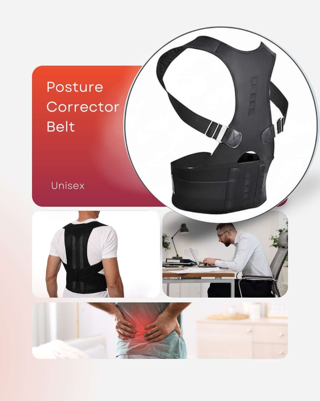 Posture Corrector Belt Unisex